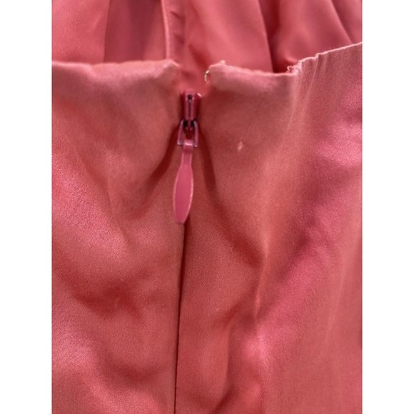 Cinq a Sept Sz 2 Dress Arianna Pink Candy Silk Satin Halter Hi Low Gown New NWT - Picture 11 of 11